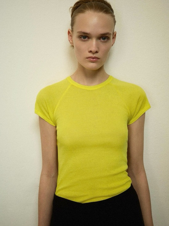 Zara Tops - New ZARA Supima Short Sleeve Crewneck Top